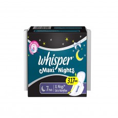 Whisper maxi night xl wings 7 pads