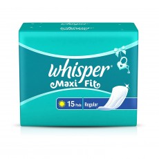 Whisper maxi fit regular 15 pads