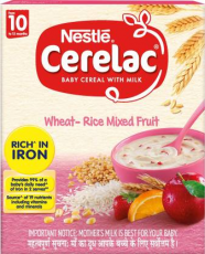 Cerelac 10+ wheat rice mix fruit